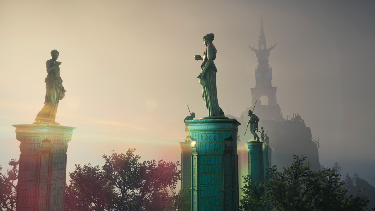 AxeslingerVP's tweet image. ~Heimdall's Tower &amp;amp; The Rainbow Bridge~

#AssassinsCreedValhalla #PS4share #PhotoMode #VGPUnite #VirtualPhotography