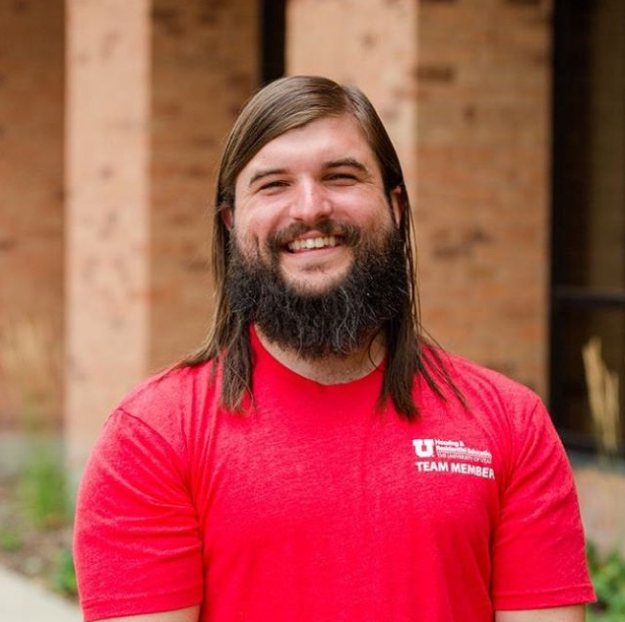 uofuhousing's tweet photo. #TeamTuesday meet Jimmy (he/him)! Jimmy is HRE's Resident Outreach Coordinator. He loves to hike with his dog Nora, and his advice is, "As a first-generation college student, I wish I knew asking for help was okay." 
#FunFact "I went on  500 mile hike across Spain!" https://t.co/TSTeLGSOub