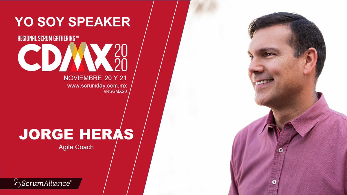 jherasq's tweet photo. Estaré participando en el @ScrumDayMx con mi charla "Habilitando la Agilidad con @AgileFluency Model"
Acompáñame el día 21 de Noviembre a las 12:05 CDMX en el salon Monte Alban.
Consulta la agenda completa y regístrate sin costo aquí:
https://t.co/Cz9Tu2oRsY https://t.co/NqGCQCXkBa