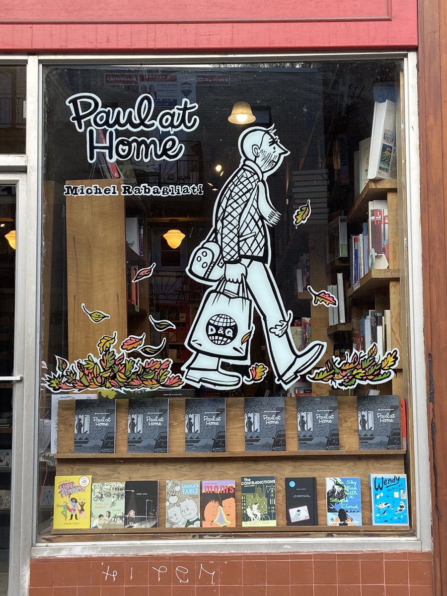 LibrairieDandQ's tweet photo. What a pub day! New @DandQ: PAUL AT HOME by Michel Rabagliati is in store today. Paul’s anxious, he’s lonely, and he still manages to find the humour in it all. He’s all of us. Read more on our blog! https://t.co/3KfHSghFso #paulathome #michelrabagliati #paulcomics #newinstore https://t.co/VUy3PmMpe4