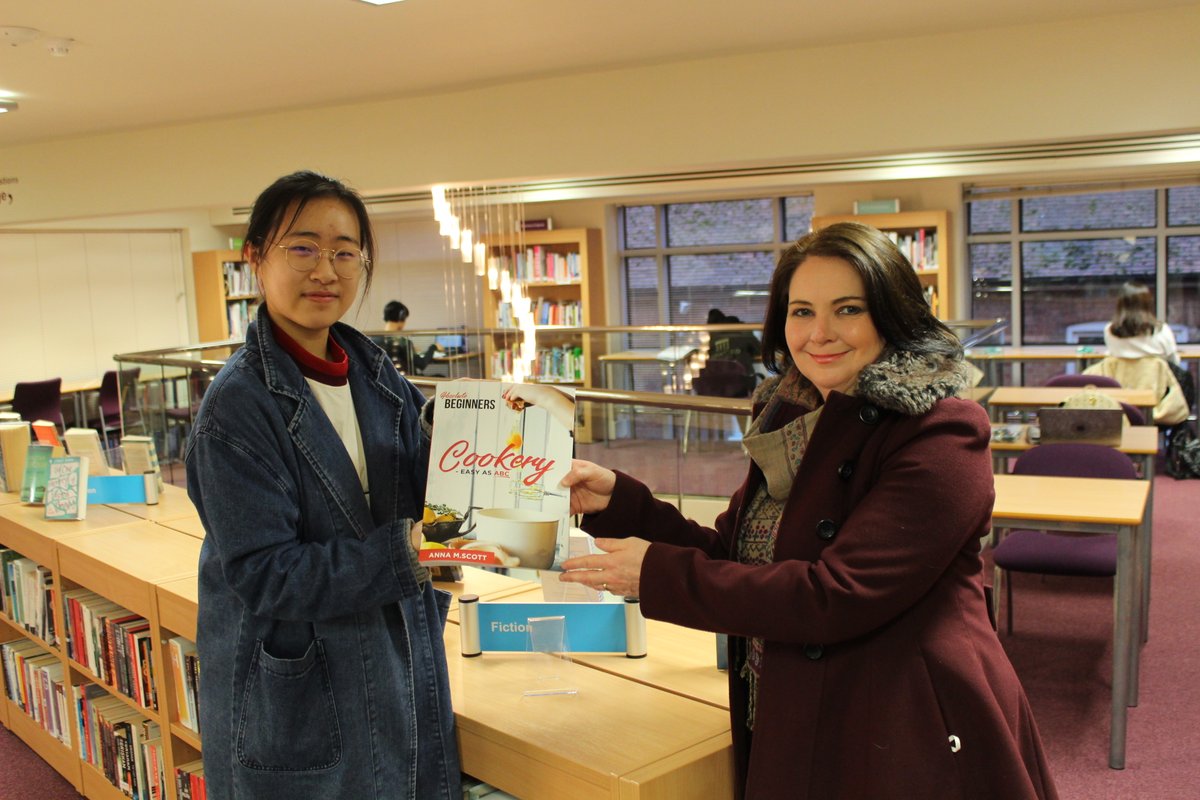 ConcordCollege's tweet photo. Following #ConcordCollege Dining Assistant (Team Leader) Mrs Anna Scott's first book launch earlier this week, Mrs Scott has kindly donated a copy of her #cookery book to @LibraryDeptCC. Thank you @abc_cookery! 

Absolute Beginners Cookery – Easy as ABC. https://t.co/f6SHRzRadL