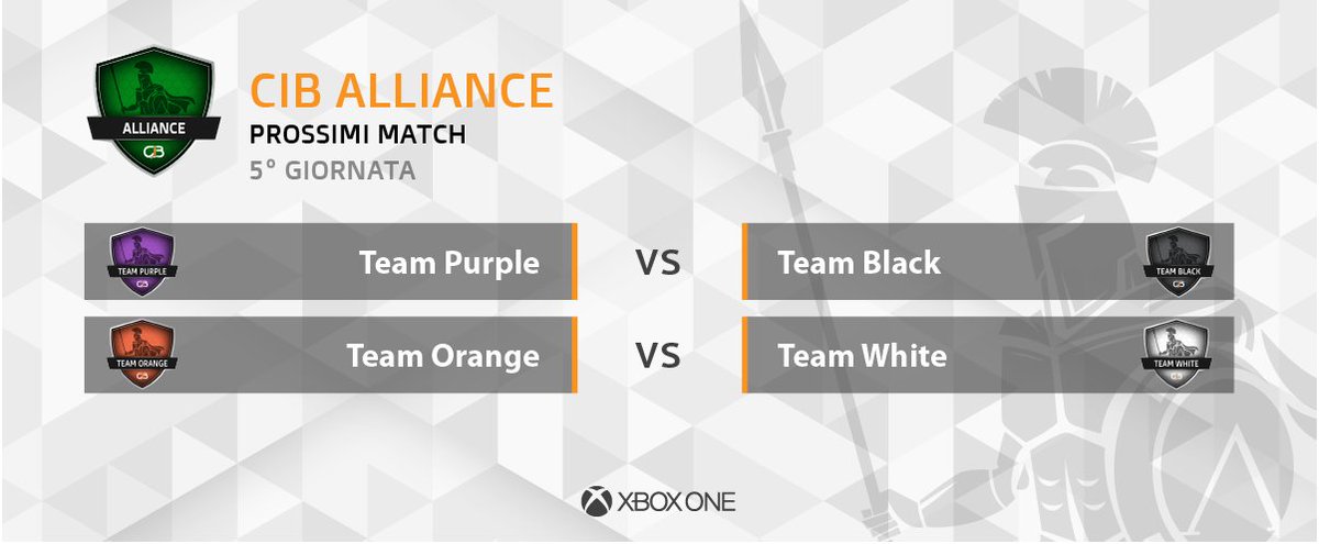 La quarta giornata del CIB Alliance è conclusa, oggi inizia ufficialmente la quinta! Abbiamo anche aggiornato le statistiche!

• Evento PS4 | tiny.cc/wprysz
• Evento X1 | tiny.cc/7qrysz
• Statistiche | tiny.cc/dfv0tz