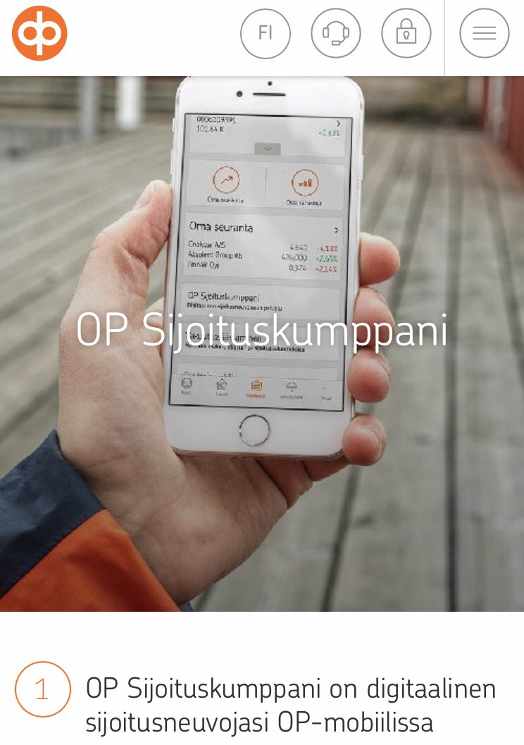 KaiKalajainen's tweet photo. Uusi digitaalinen palvelu OP-Sijoituskumppani mahdollistaa helpon startin tavoitelähtöiselle säästämiselle.

OP Sijoituskumppanin rahastot sijoittavat yrityksiin, jotka toimivat vastuullisesti.
#säästäminen 
#sijoittaminen 

https://t.co/5TUPcM1ctW https://t.co/qzEwNH8Ext