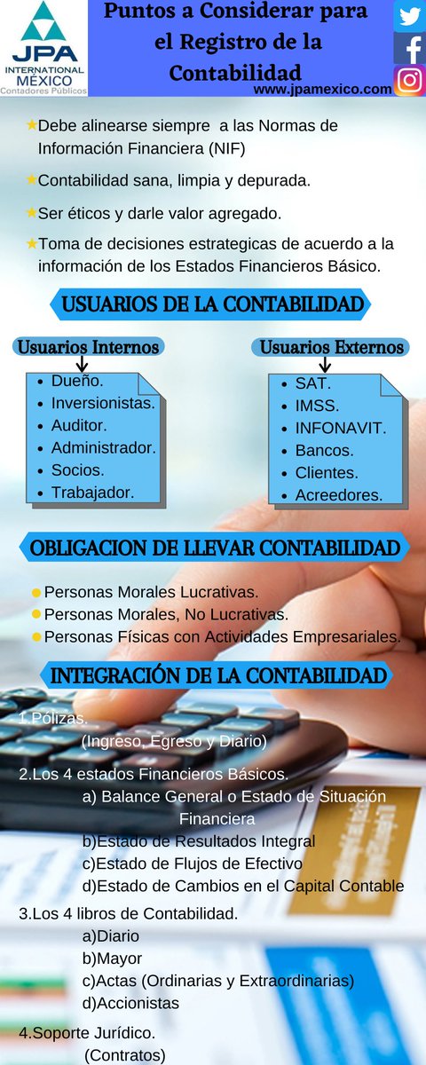 jpa_mexico's tweet photo. Código Fiscal de la Federación Federal Artículo 28.
Las personas que de acuerdo con las disposiciones fiscales estén obligadas a llevar contabilidad.
Lea más: https://t.co/3qru1tKduN
#QuedateEnCasa #JPAMexico #Contadorespublicos #RegistrodeContabilidad #Contabilidad https://t.co/C0s0mAlweS