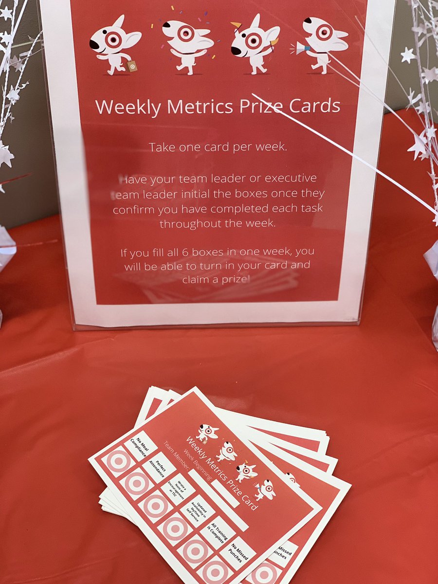 ThatTargetLady's tweet photo. Having FUN with metrics at T1874! We all play to win! #WeAreTarget #worksomewhereyoulove #target #wearamask @PierreT1874 https://t.co/ternD79Yi7