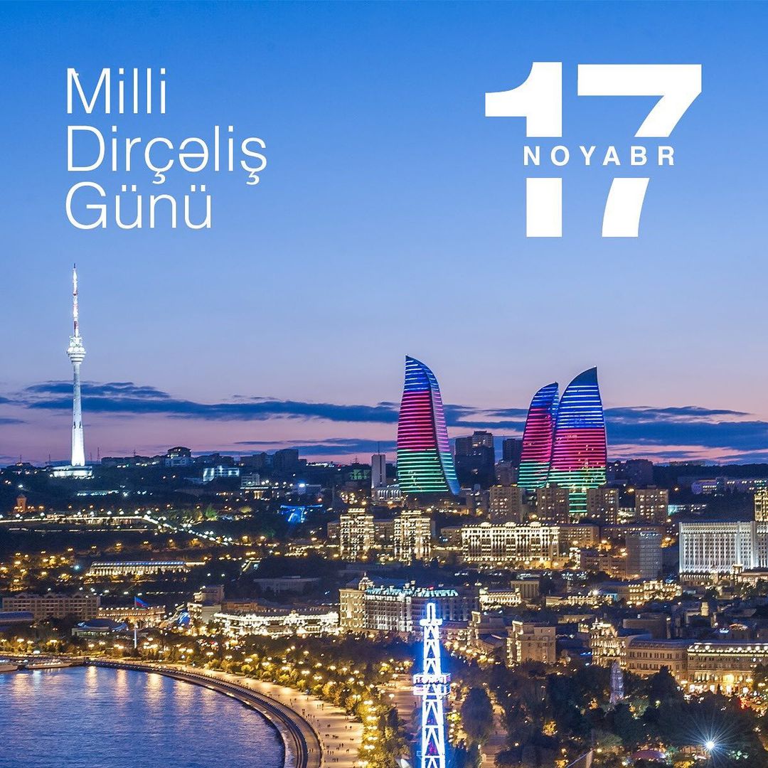 Azerbaycanin tarixinde önemli yer tutan 
17 noyabr
Milli Dirçeliş Gününüz Mübarek olsun !
<a href="/MubarizeA/">MUBARİZ MANSİMOVA ADALET !</a> 
<a href="/MensimovMubariz/">Mubariz Mansimov</a>