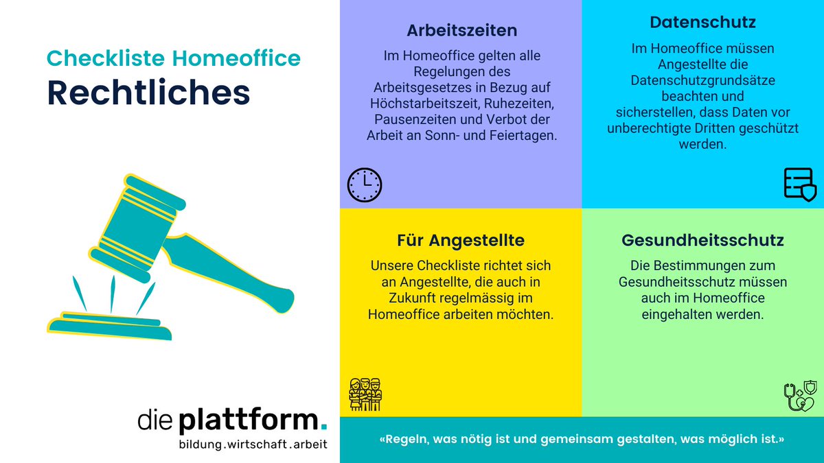 plattform_ch's tweet photo. Für viele Angestellte ist Homeoffice eine neue Erfahrung. Die @plattform_ch informiert mit ihrer Checkliste über die wichtigsten Grundsätze für das Arbeiten von zuhause.
➡️ Zur Checkliste:
https://t.co/yTAQt7j0Zt
#Homeoffice #FlexWork #newworkingnormal https://t.co/thpF57INL7