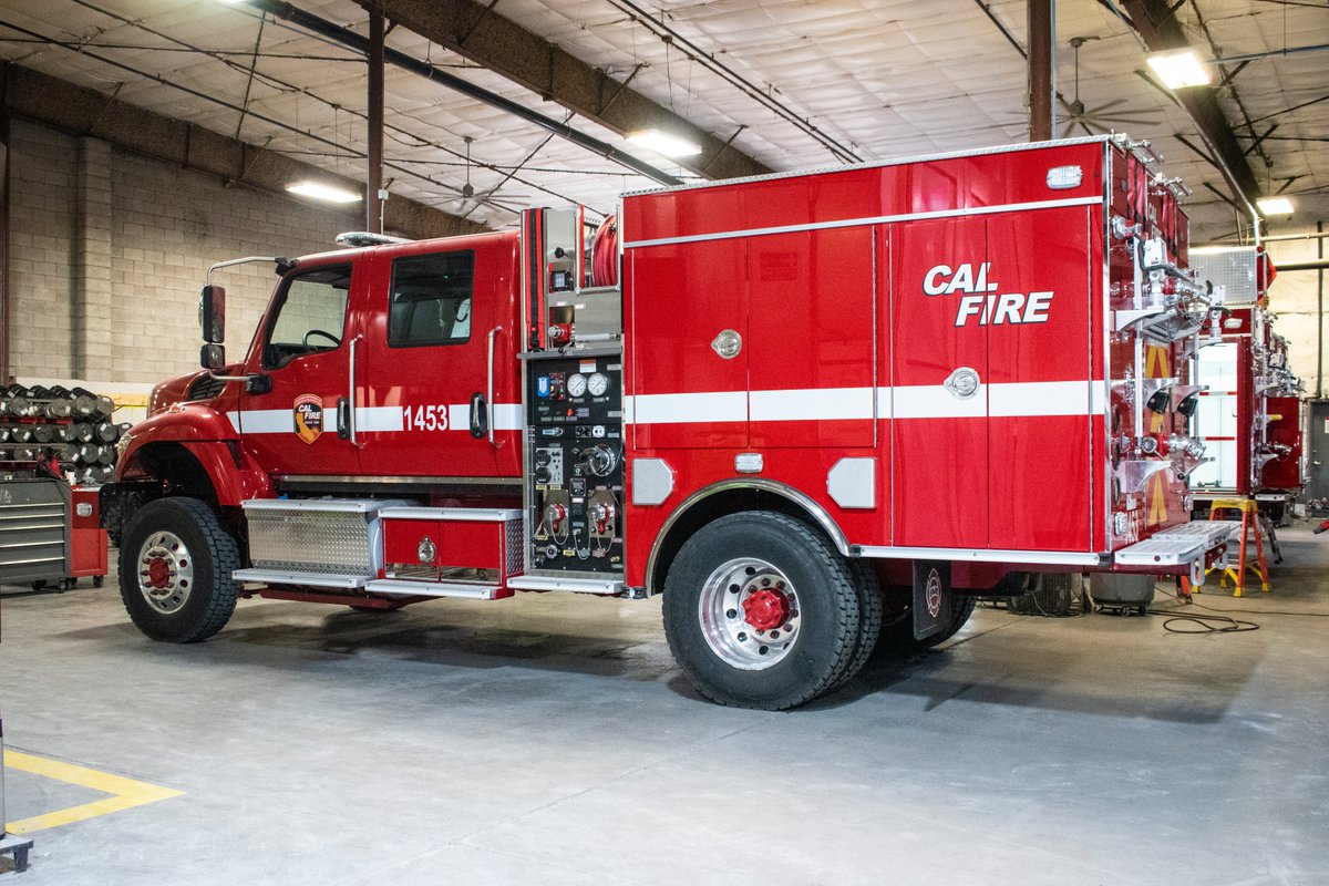 BMEFire's tweet photo. #RecentDelivery: Two more @CAL_FIRE Wildland Model 34's have left our facility! https://t.co/HnVgNjw2RW