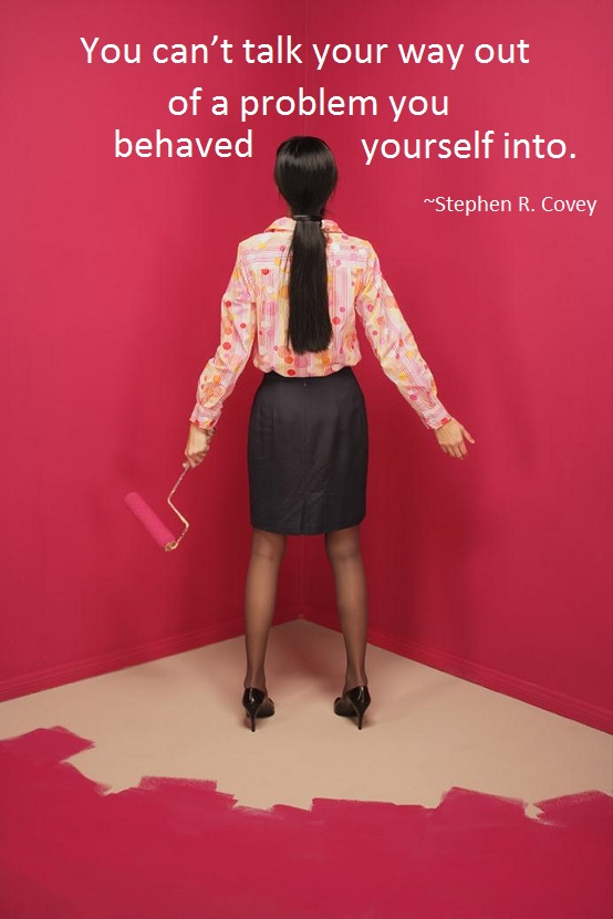 7Habits4Managrs's tweet photo. You can’t talk your way out of a problem you behaved yourself into.
~Stephen R Covey
#7Habits #SevenHabits #Habits #Problem #Behavior #Leadership #Quotes #QOTD #StephenRCovey #TLIM #Leaders #Leader #Quote #Habit #Problems #Talking #InACorner #Behaviour #LeadershipQuotes https://t.co/8Tsru5lbJI