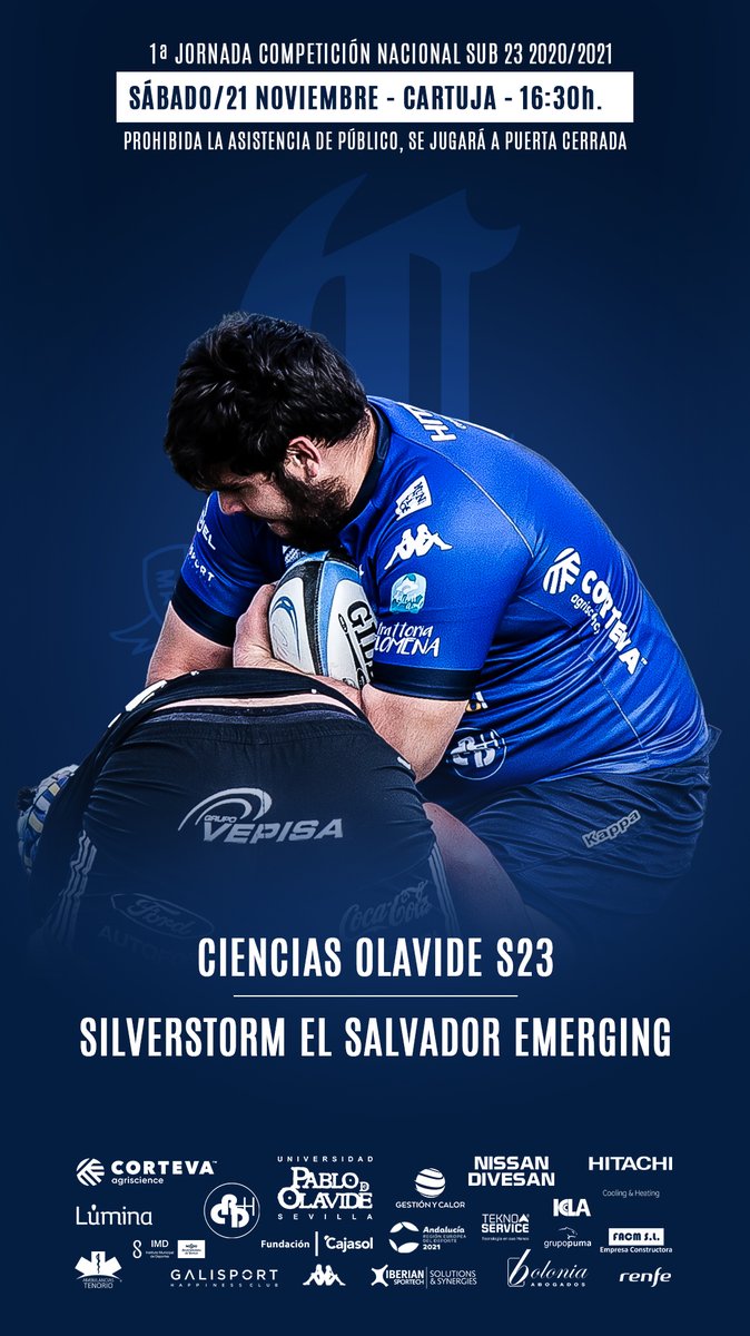 rugbyciencias's tweet photo. Comienza la Competición Nacional Sub23 y los de Lea debutan en casa, el sábado por la tarde, frente a @Chami_Rugby
Se disputará a puerta cerrada, sin público por prohibición de la normativa Covid-19. Habra retransmisión en directo Youtube, próximamente publicaremos enlace https://t.co/A3V2kN06nl