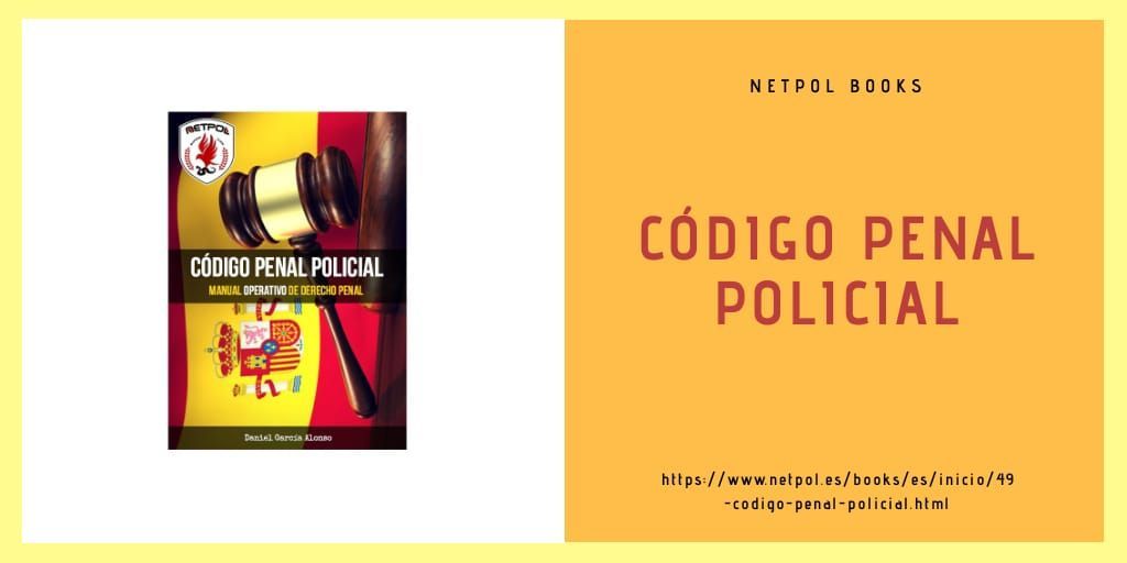 netpol_es's tweet photo. 🔸Código Penal Policial🔸 de #NETPOL
*La mejor guía sobre el código penal en formato glosario policial*
Adquiere el tuyo en el siguiente 🔗
📖https://t.co/ORM20zMagO📖
#NetpolBOOKS
#NetpolTeam https://t.co/5SOBQrlbfV