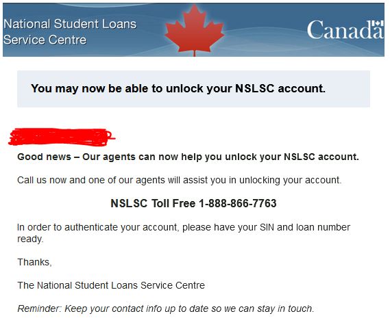 getNerdGoCode's tweet image. #NSLSC I got this email last week. Trying to call this number and it just hangs up on me.