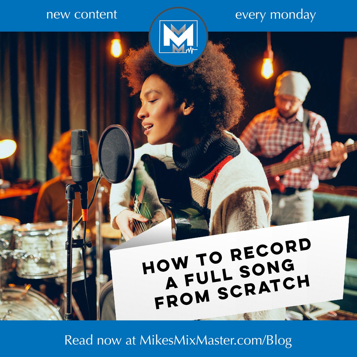 MikesMixMaster's tweet photo. A bad recording can be distracting. This being said, it's essential to learn, practice, and master the steps of recording a song from scratch

https://t.co/pvQ5gEeZ7t

#songrecording https://t.co/1l082FKJzL