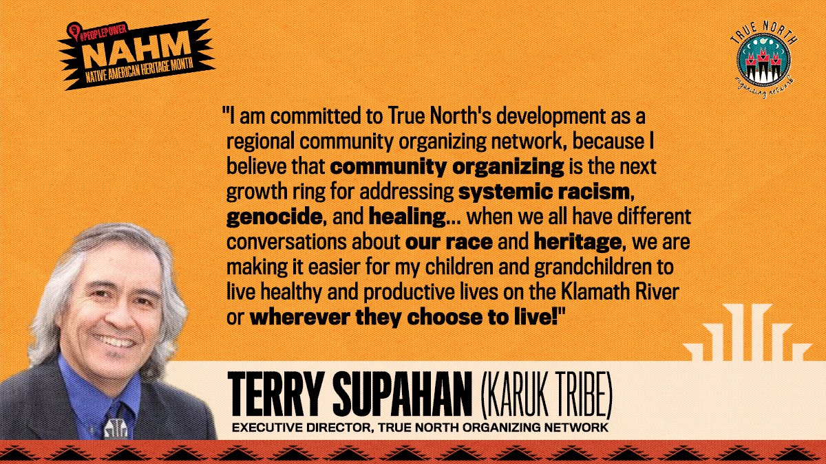 CalEndow's tweet image. As the Executive Director of @TrueNorthON, @TSupahan has challenged injustice through the power of community organizing.

This #NativeAmericanHeritageMonth we're honoring his work to create healthier communities for present and future generations. ❤️
