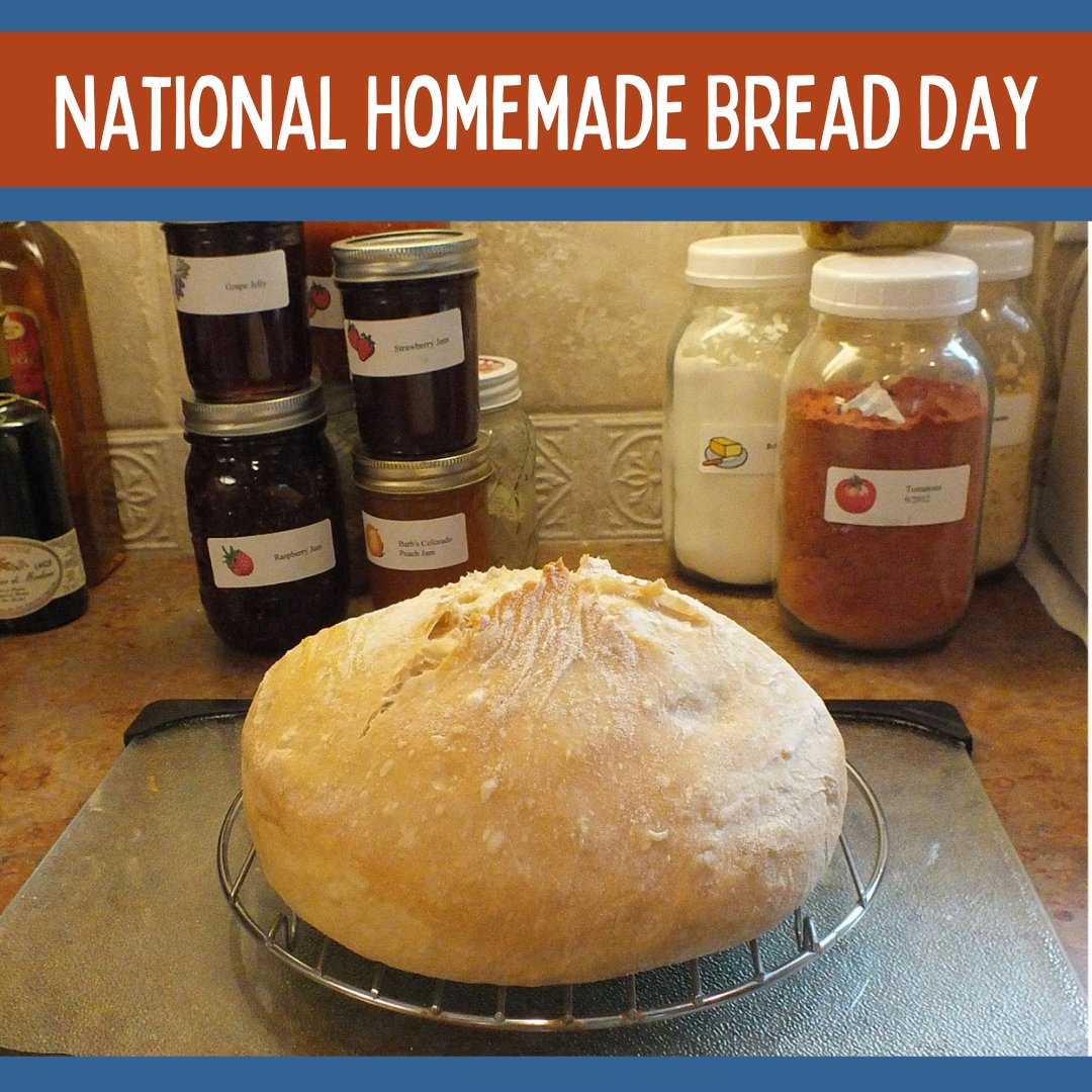 BoCoFair's tweet photo. Today, homes will fill with warm, comforting aromas reminding us to slow down and enjoy National Homemade Bread Day. The bread shown here was made by one of our Creative Living participants, @BarbRoper. https://t.co/yRRCZfFvUa