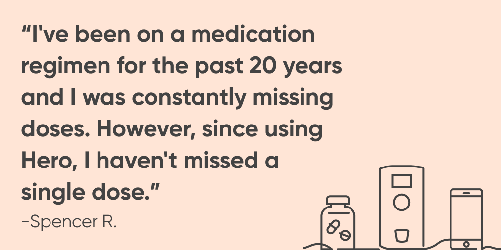 herohealth's tweet photo. For thousands of reviews just like this, check out https://t.co/jCo4mWgRSI! #herohealthy #medicationmanaged https://t.co/Wj5uWB7yKb