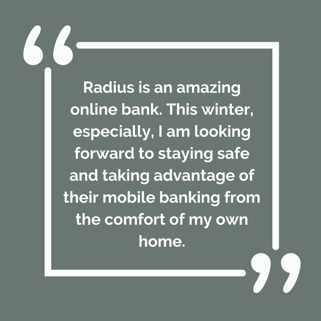 RadiusBank's tweet image. Its time to switch to an online bank. Learn about the Radius Advantage on our website: radiusbank.com/personal/radiu… #Radiusadvantage #RadiusBank #Rewardschecking #cashback