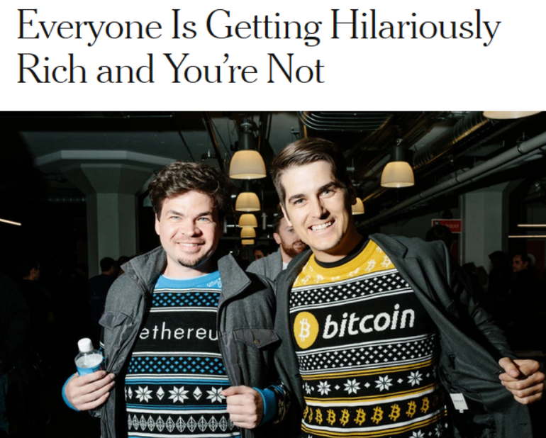 14/ In total it fell 80% and 70% from its September 2016 bounce high. ETH found its low beginning of December to then perform a final stop run at the end of that month. A very slight divergence and/or a good amount of courage made the difference between rekt and hilariously rich.