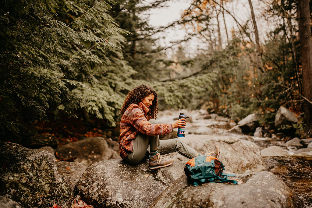 LLBean's tweet photo. Outdoor adventurer, yoga instructor and #LLBeanPartner Siedah Quirk (Instagram's siedah_quirk) believes it's important to spend time outside because "Nature reminds us of how vast the world is and how we must cherish the planet and those who live on it." #BeanOutsider https://t.co/1lV1DnwXVx