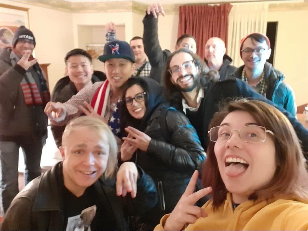 pleasesliceme's tweet image. New Years in New Hampshire!🤩🤩

Man this must have been the most emotionally tumultuous time in my life. Cause the day after this we had to drive back to Michigan so I could make it to my grandpa's funeral. Then we were off to Iowa for #YangWeek within 48 hours.