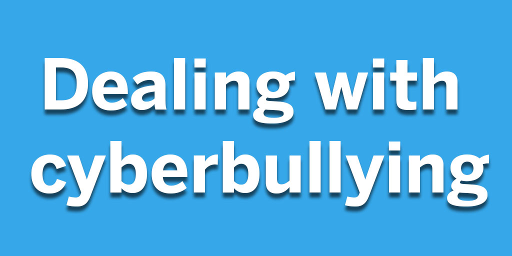 childrensociety's tweet photo. Any form of bullying behaviour, whether it is a one-off or happens lots, is very distressing for the person being bullied.

@Kidscape have offered some useful tips and advice on how to deal with cyberbullying 💻   #AntiBullyingWeek
⬇️ ⬇️ ⬇️ 
https://t.co/3bxsTsOh09 https://t.co/e3GrTbFSin