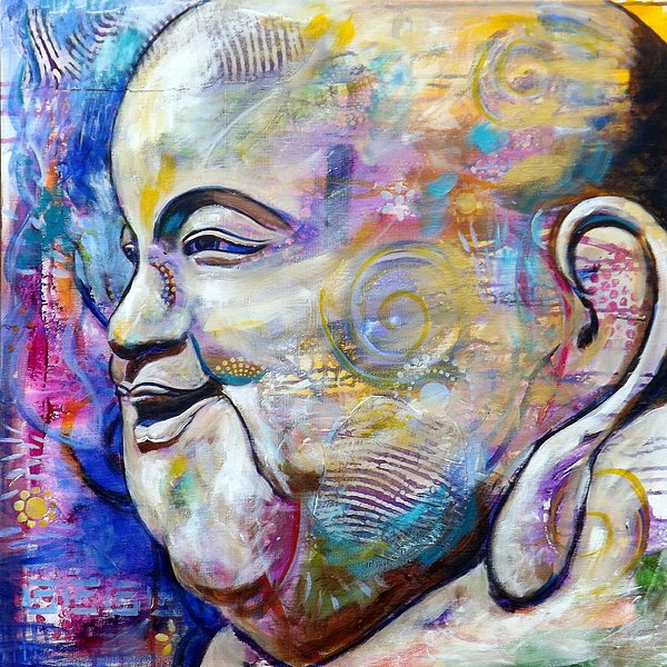JenFerdy's tweet photo. New artwork for sale! - "Laughing Buddha" - https://t.co/J9R6DW9gb9 @fineartamerica https://t.co/Y42gR8drs9