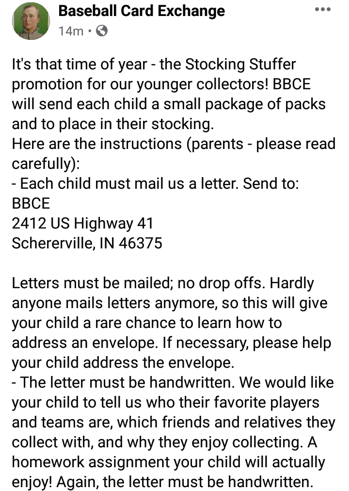 SuperTomPitcher's tweet photo. We need more Card Shops to do stuff like this! Especially this year. https://t.co/3DNbnLHHDC