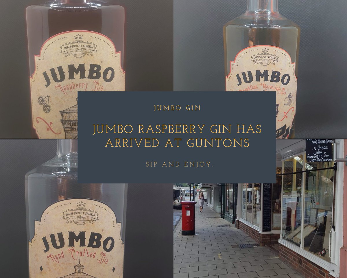JumboGin's tweet photo. Today @HGuntonLtd added the new Jumbo Raspberry Gin to the range.  Fresh stock off all variants has been delivered, go grab a bottle!!
#gin #raspberry #raspberrygin #supportsmallbusiness #shoplocal https://t.co/br2Ci9zRl6