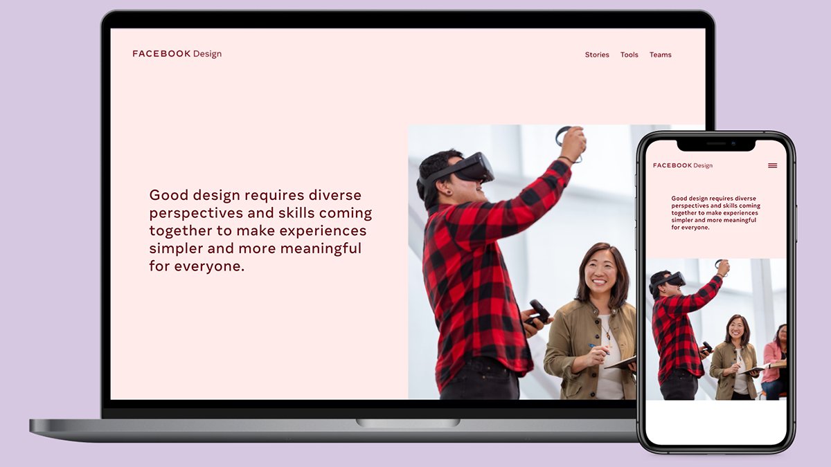 DesignatMeta's tweet photo. We’re excited to announce the launch of our new #FacebookDesign website, designed to better serve all of you with more stories, best practices and tools. Find out more and take a peek into our discovery process: https://t.co/aQrL5C3BIH https://t.co/DRNydcOYTA