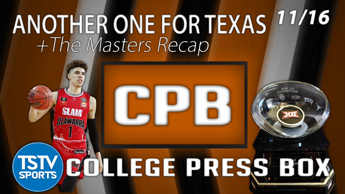 With another Big 12 Title for volleyball and the NBA Draft coming up, join us for another episode of College Press Box tonight at 6:30 youtu.be/47SwefosuZU #tstvsports