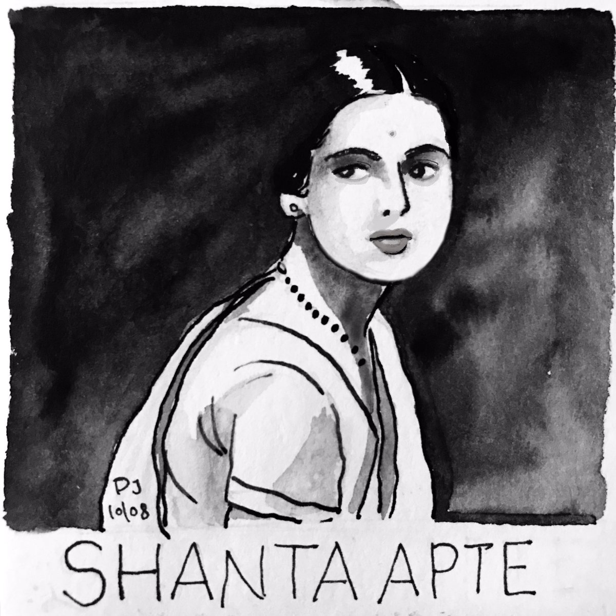 Among the first to consistently cast women in the lead, the women in Shantaram's films, aside from being central to the plot, were always independent and gloriously rebellious.(Portrait credit:  @devika_joglekar)6/n