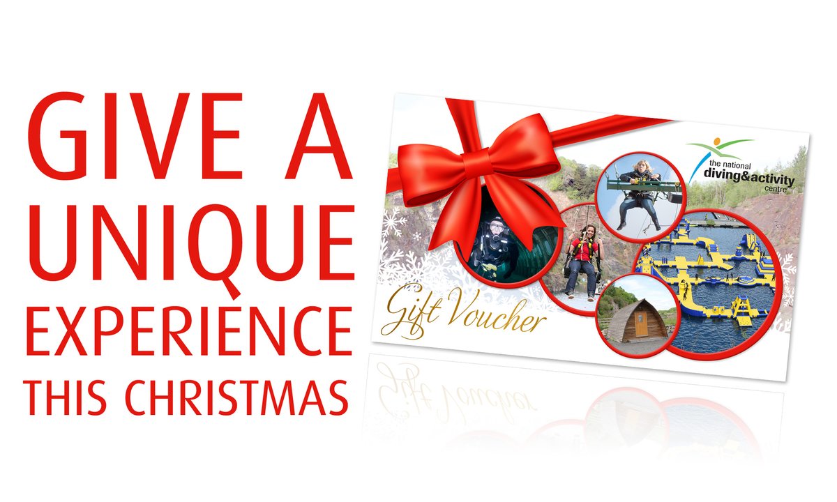 Christmas Gift Vouchers available now for

• Wire Zip Slide
• Atlantis Aqua Park
• Giant 3G Swing
• Drive-In Cinema
• Scuba Diving
• Wooden Wigwams 

At the National Diving &amp; Activity Centre.

ndac.co.uk/blog/2020/11/c…
#SecretSanta #ChristmasGiftIdeas #ChristmasGift #Xmas2020