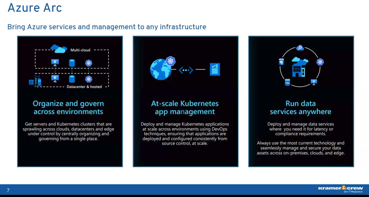 AtholyMardies's tweet photo. Heute im #azuremeetuphh: @SQL_aus_HH exklärt Grundlagen zu #Azure #azurearc im Kontext von #dataservices - hier kommst Du dazu: https://t.co/bDCd6o2cLV
#usergroup #meetup #management #multicloud #governance #monitoring #alerting #kubernetes https://t.co/i5kwaYxSAn
