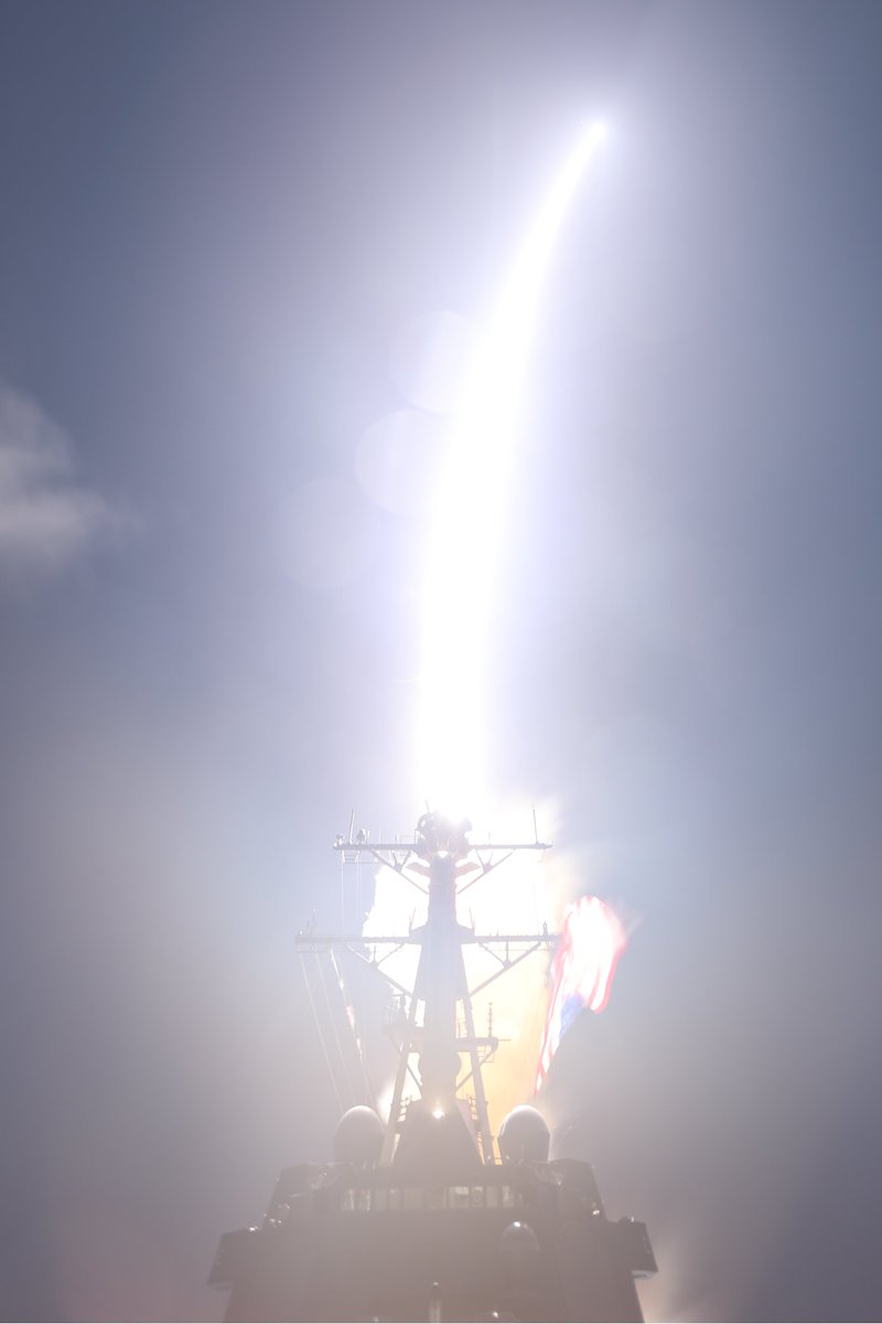 US_STRATCOM's tweet photo. The Missile Defense Agency &amp; @USNavy successfully conducted a SM-3 Block IIA Intercept Test against an Intercontinental Ballistic Missile target yesterday! #MDA #ICBM #Sailors

Find out more: https://t.co/JrdeQBdBzl https://t.co/siAUnjROCV