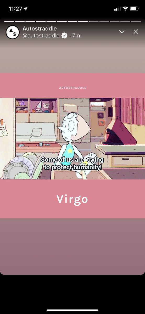 . @autostraddle’s Fleets looking like Instagram, with a gay cartoon astrology story