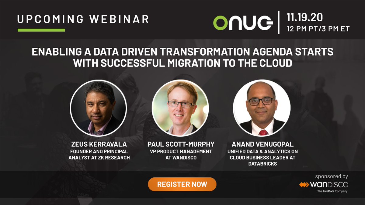 [WEBINAR] Join us to learn why a major US airline chose @WANdisco LiveData Platform along with LiveData for Databricks to begin immediately migrating data from their on-premises Cloudera environment.

Save your spot here: ter.li/fa2m31 #cloud #IT #data
