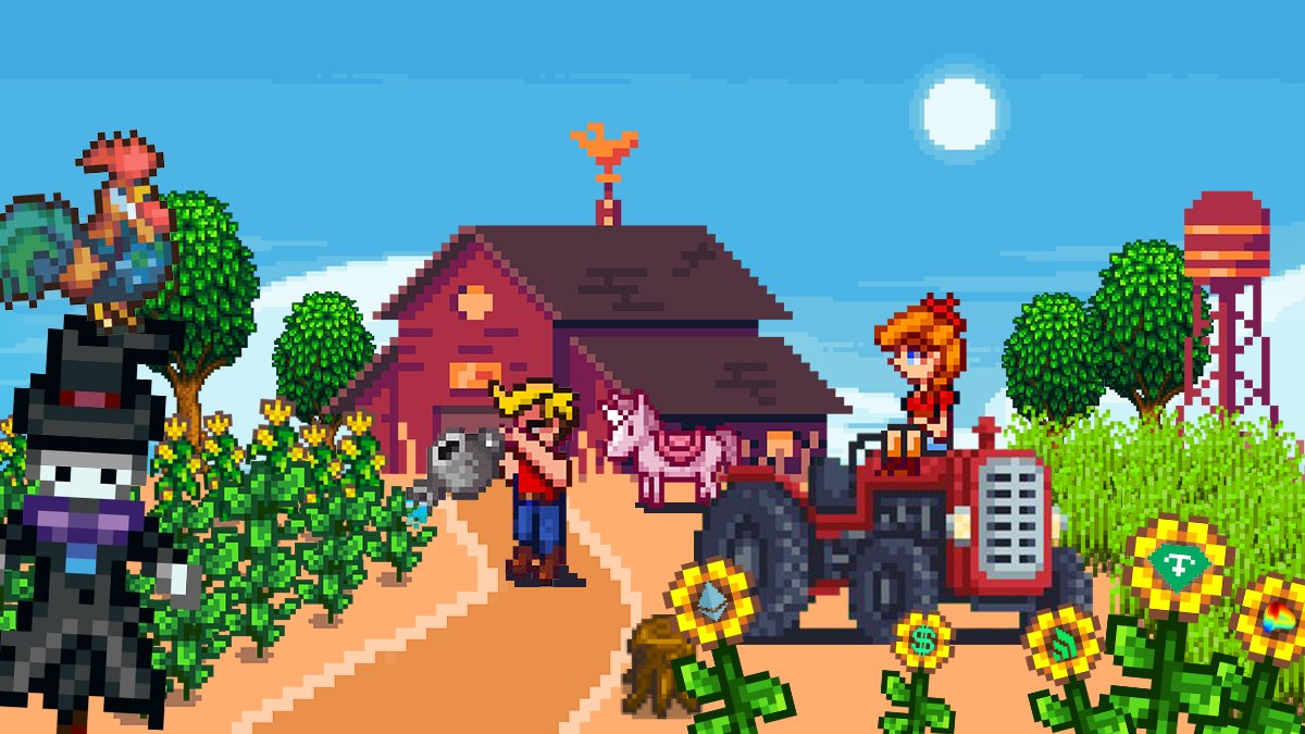Milad_0x's tweet image. Chad and Emma are working on a pixel art farm
#BreadForThePeople #Defi @harvest_finance