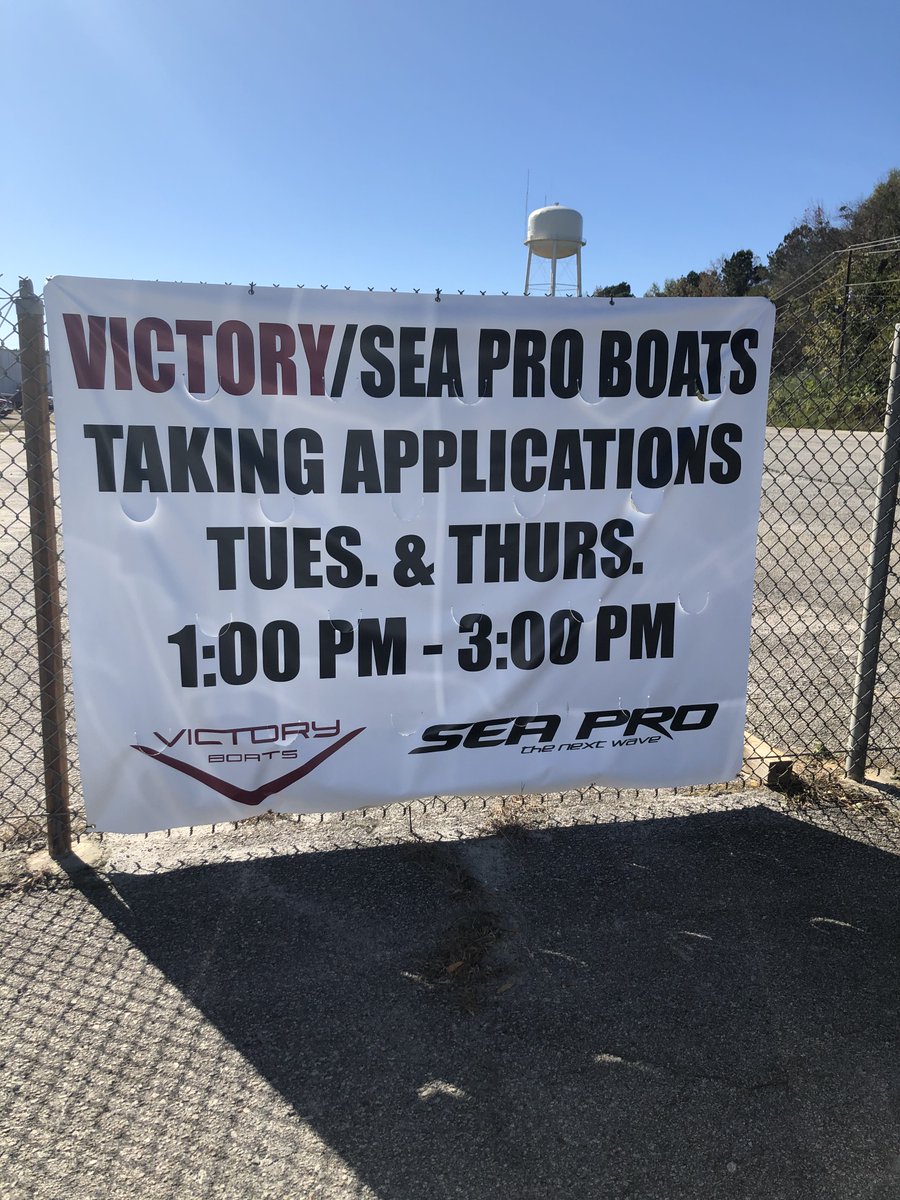 Sea Pro Boats is hiring in #Fairfield #FCJobs <a href="/SCWorksMidlands/">SC Works Midlands</a> <a href="/FWioa/">Fairfield County WIOA</a>