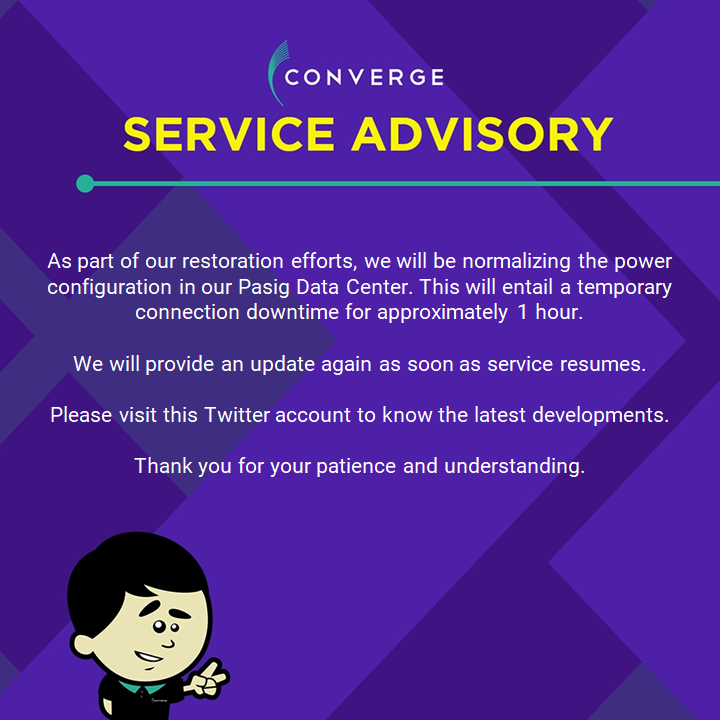 Converge Support tweet media