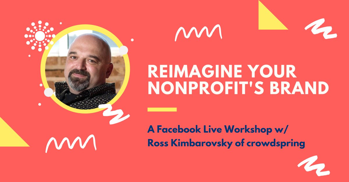 NPReadyorg's tweet image. Are you starting a nonprofit or need to re-brand? Join us on Thursday for a collaborative workshop with branding expert Ross Kimbarovsky of @crowdspring. Learn how to build a brand that attracts volunteers, inspires confidence, and boosts donations. RSVP: facebook.com/events/4307531…
