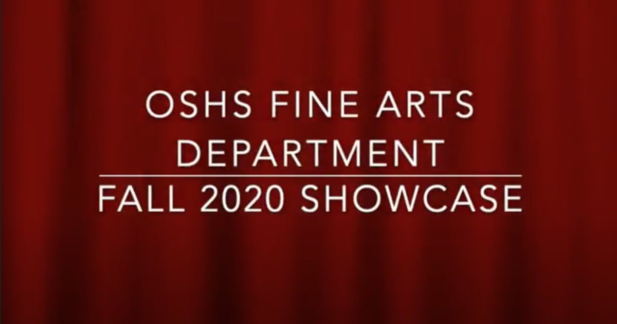 OSHSBands's tweet photo. OSHS Music's Online Concert and Art Show is TOMORROW, 11/18 at 7pm. Use a school laptop &amp; account to join Google Meet "OSHSMusic" https://t.co/h2DeJeTW2w