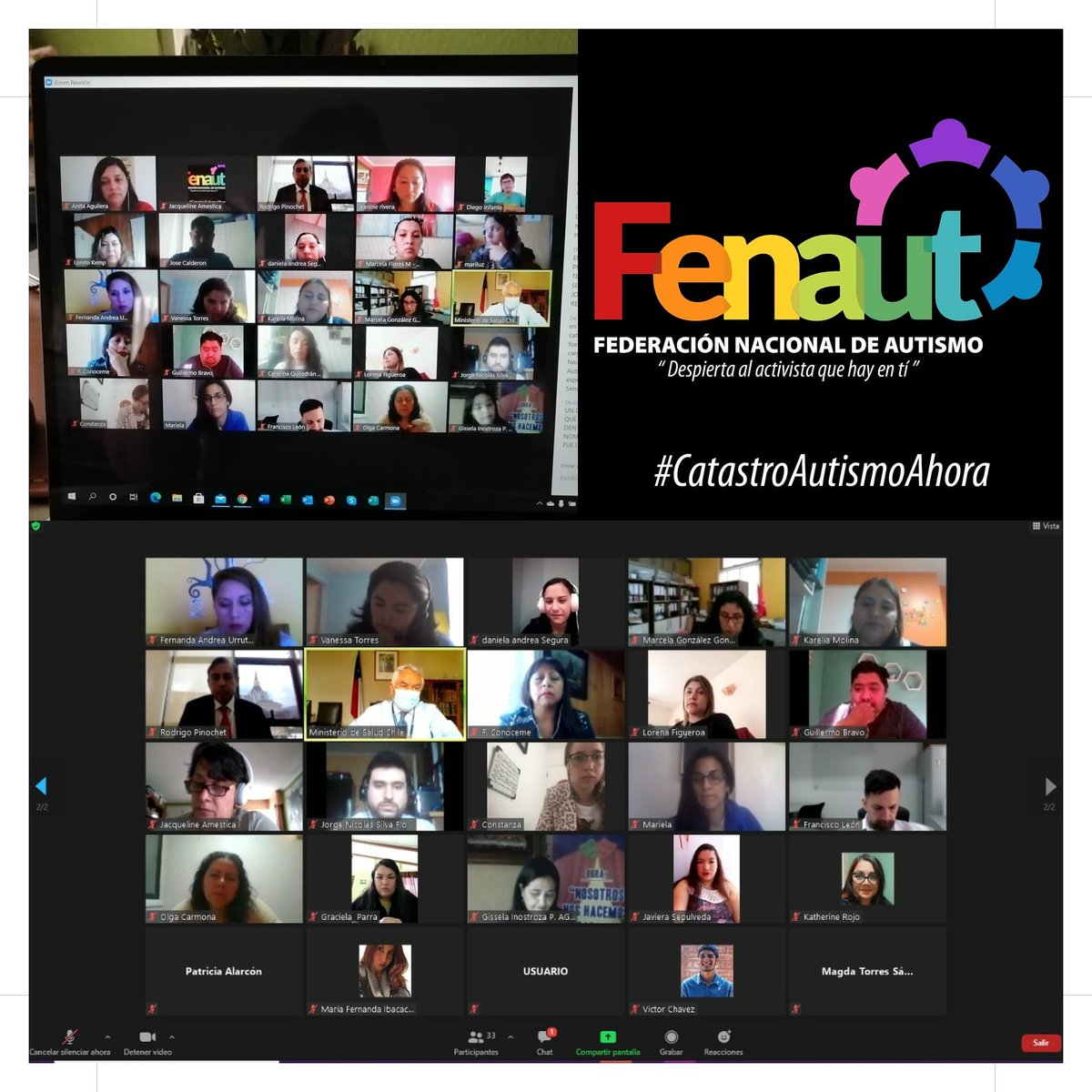 fenaut's tweet photo. Hoy #Fenaut participó junto a Vocería Norte y Vocería Sur en una reunión con el @ministeriosalud, @DrEnriqueParis. En la reunión el ministro Paris se comprometió junto a su equipo a trabajar en Catastro y saben la importancia de esto.
Vamos a seguir trabajando hasta lograrlo!! https://t.co/3MxiEHdamo