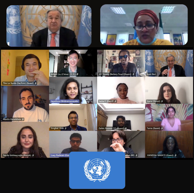 Honoured to have met <a href="/UN/">United Nations</a> Secretary-General <a href="/antonioguterres/">António Guterres</a> and <a href="/UN/">United Nations</a> Deputy Secretary-General, <a href="/AminaJMohammed/">Amina J Mohammed</a> earlier today alongside fellow UN Young Leaders for the SDG's to present my work with <a href="/Glass2Sand/">Glass2Sand</a> and mobilise strategies to drive the SDG’s forward.

<a href="/UN/">United Nations</a> <a href="/UNYouthEnvoy/">UN Youth Envoy</a>