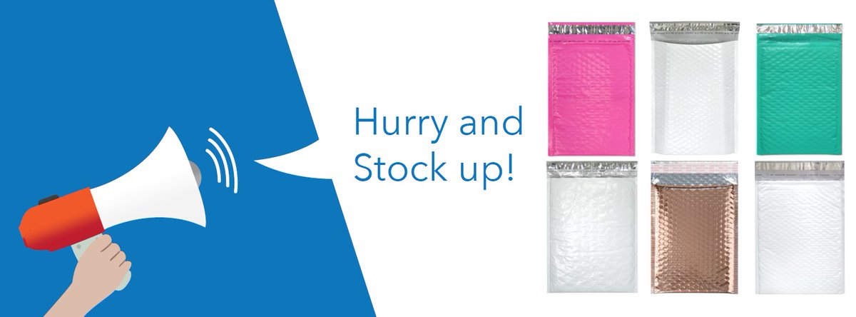 Check out the wide variety of stock sizes, colors, and features of bubble mailers available now: bit.ly/3lE2vqw
