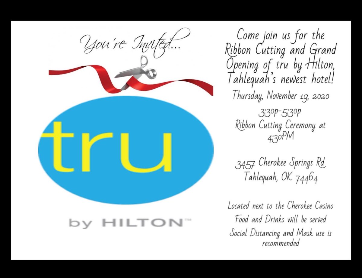 TahlequahACC's tweet image. You&apos;re Invited