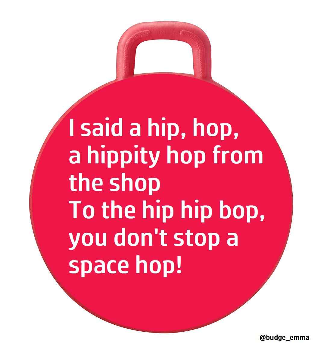 One Minute Brief of the Day:
Advertise #SPACEHOPPERS  @OneMinuteBriefs 

'Children's Delight'

#hiphop #spacebop #rappersdelight #exercise #childrenstoys

@Argos_Online
@SmythsToysUK
@EntertainerToys