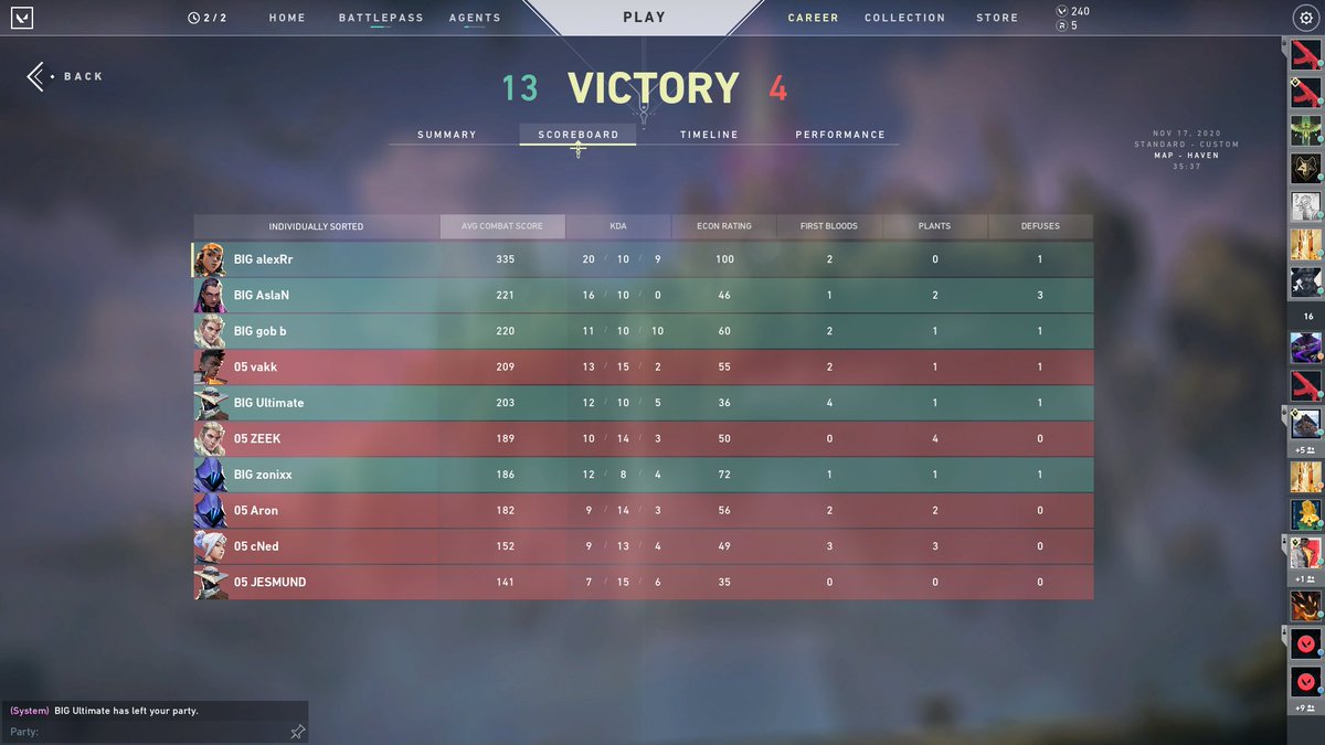 alexRr's tweet image. won 13-4 against @nolpenki and qualified for first strike playins gg