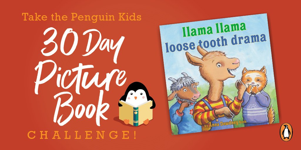 Day 17! And today's we're thinking about our favorite book characters!Today's Challenge: Read a book that features your favorite character.Our Pick: LLAMA LLAMA LOOSE TOOTH DRAMA by  @AnnaDewdney On shelves today!:  https://bit.ly/2IIRpSg 