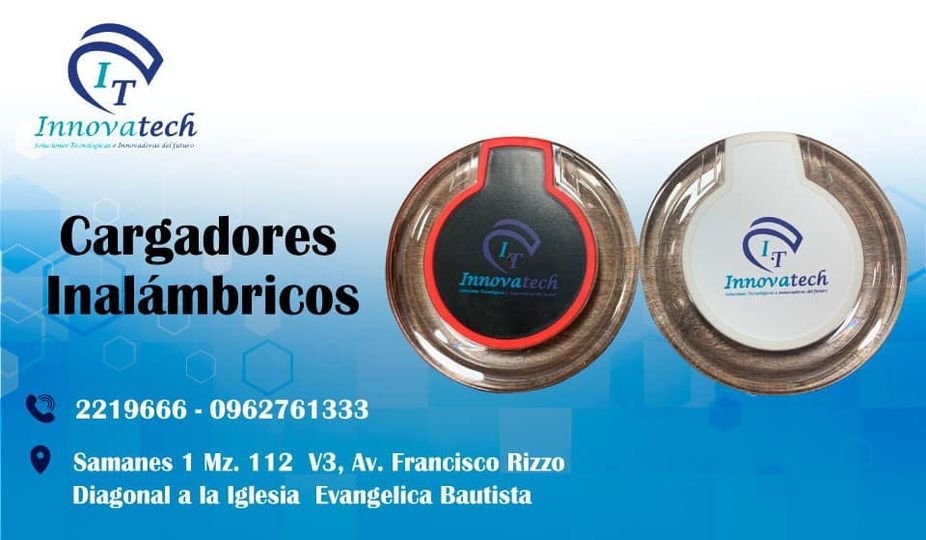 InnovaTech14's tweet image. No más Cables ! Ahora es mas rapido cargar tu celular con el Cargador Inalámbrico