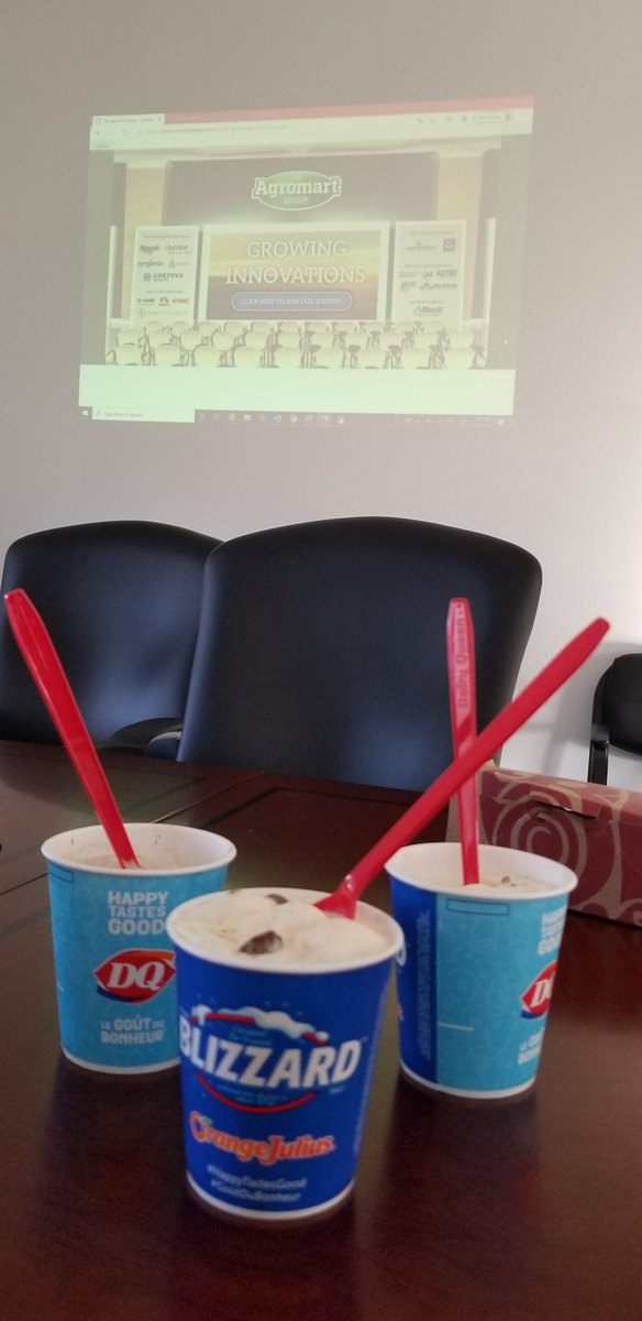 Truroagromart's tweet photo. Missing out on the usual treats at #growinginnovations so sent @DmacNS out on an icecream run. Thanks @PamEmmott & @agromartgroup for putting this virtual conference together! https://t.co/QnkStnrdVu
